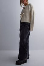 PCSILLY LS REV TIE KNIT NOOS BC