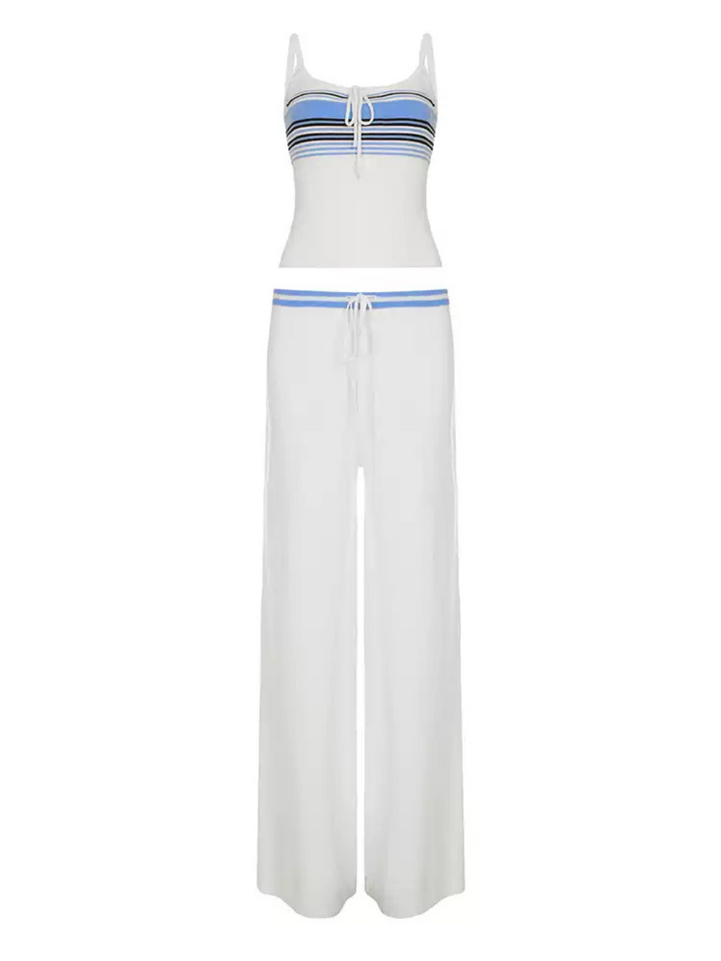 Asra Striped Knit Two-Piece Set