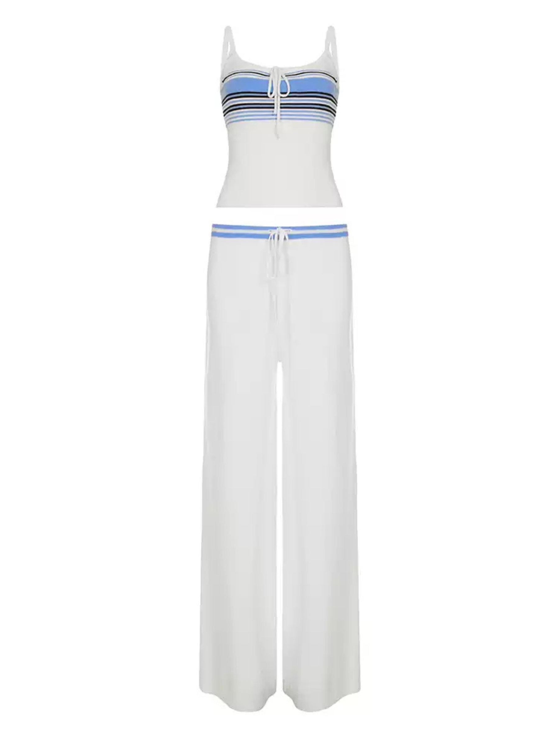 Asra Striped Knit Two-Piece Set
