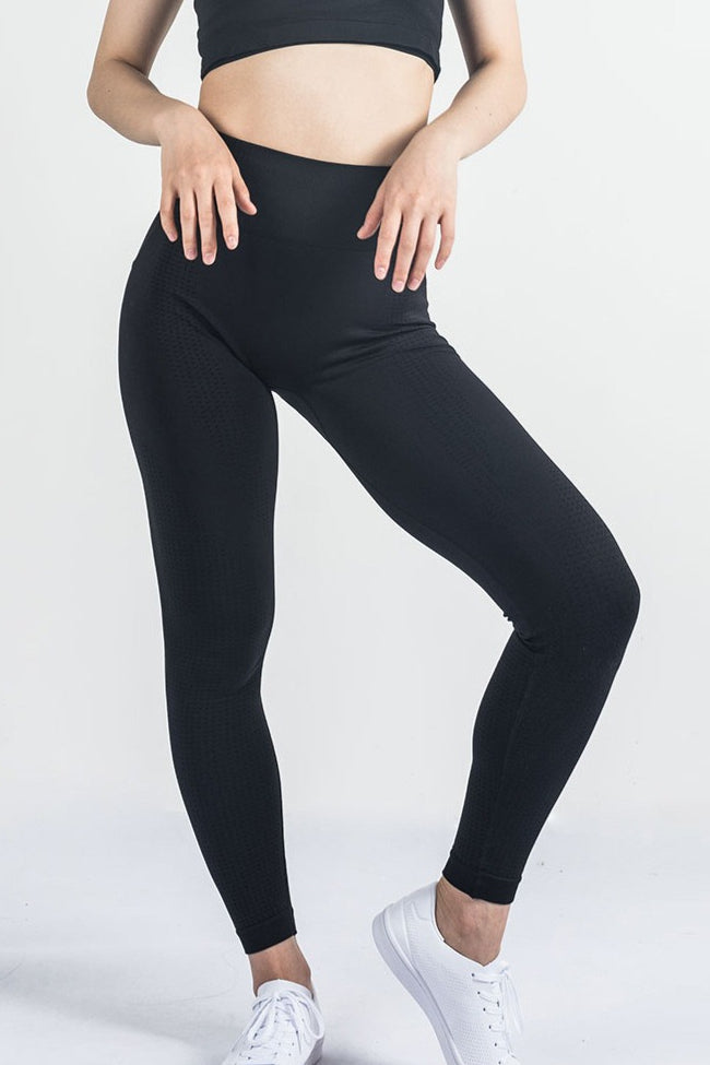 Seamless Quick-Dry Cut Out High-Waist Yoga Leggings