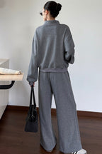 Plush Brushed Terry Hoodie Set Activewear Set