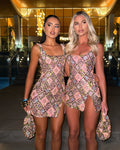 Celeste Sequin Mini Dress