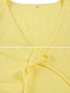 Zaria Front Tie Basic Top