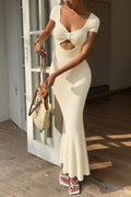 French Style Sexy Mermaid Boho Dress