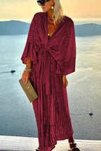 Octavia Statement Dreamy Evenings Retro Court Style Kimono Party Maxi Dress Occasion Edit