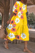 Women's Fashion Long Sleeve Loose Dress
