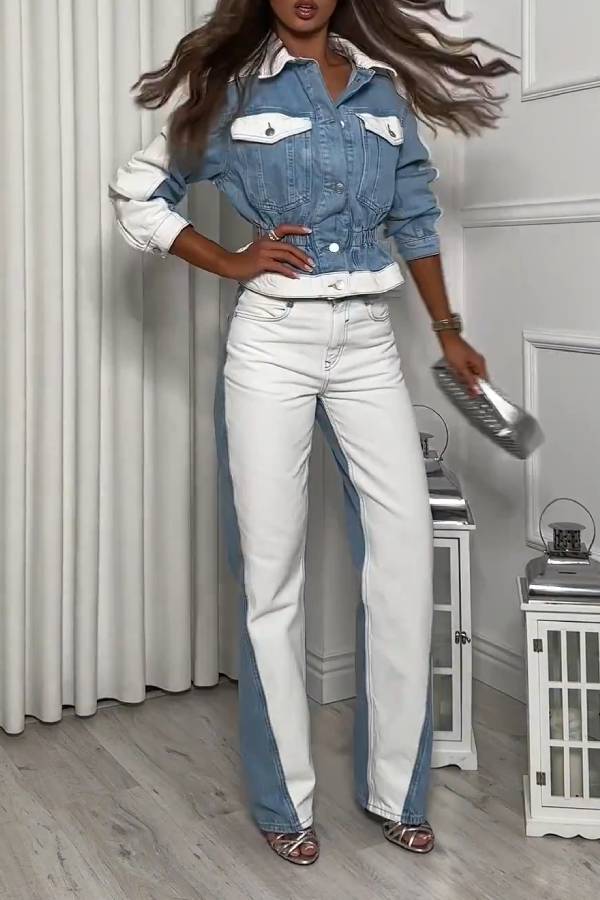 COMBINED DENIM JACKET