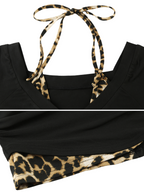Carli Leopard Print Halter Top