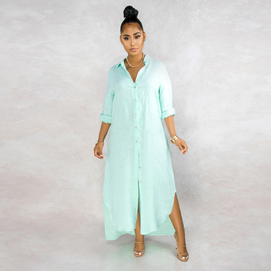 Silvia Exclusive Overshirt Dress Set Designer Edit