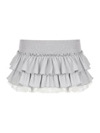 Layna Low Waist Ruffle Mini Skirt