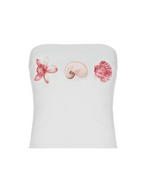 Lyana Shell Print Tube Top