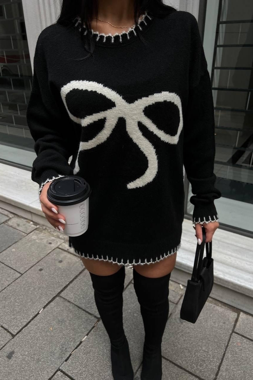 Pullover Bow Detail Sweater