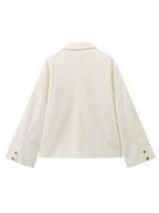 Arina Lapel Button-Up Jacket