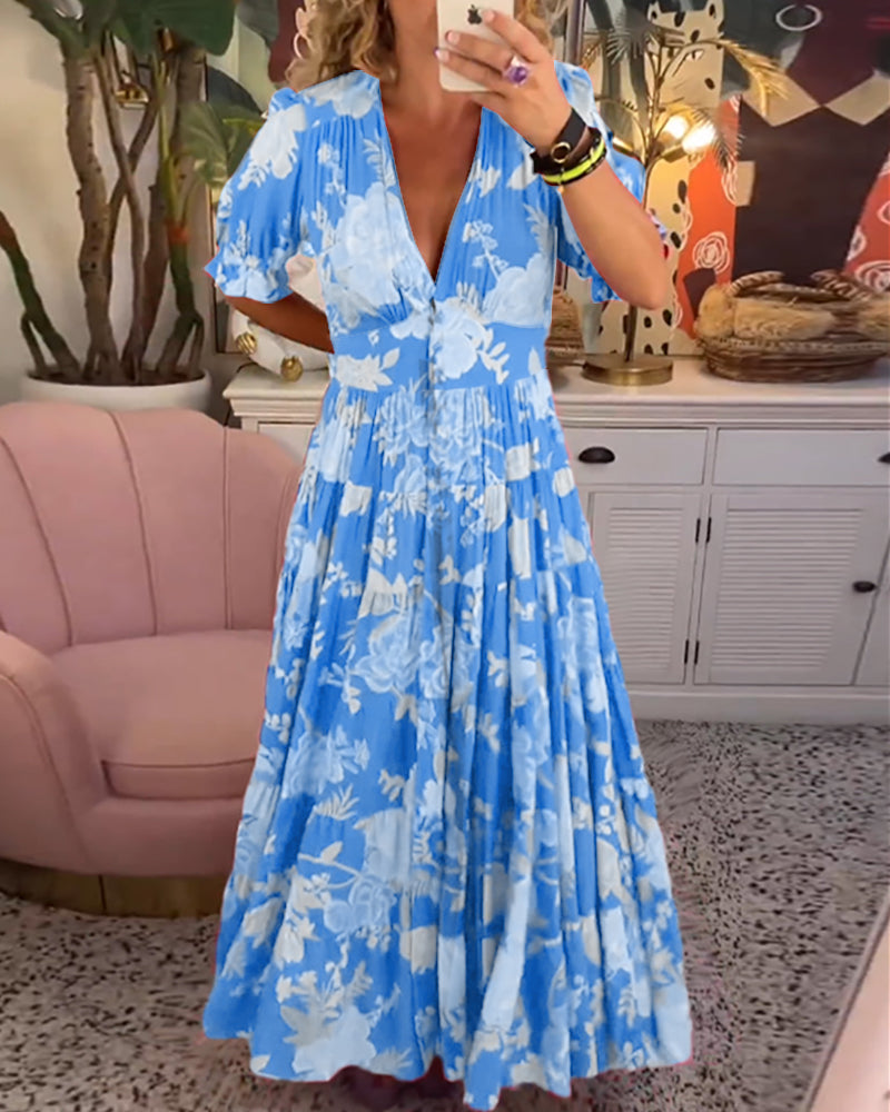Sofia Exclusive Dress with Floral Enchantment Boutique Collection