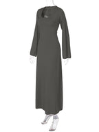 Elizabeth Maxi Dress Grey