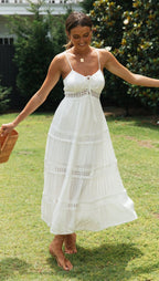 Ruben Maxi Dress White