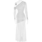 Soprano One Shoulder Dress White