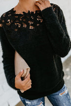 Hazey Baby Embroidery Knit Sweater