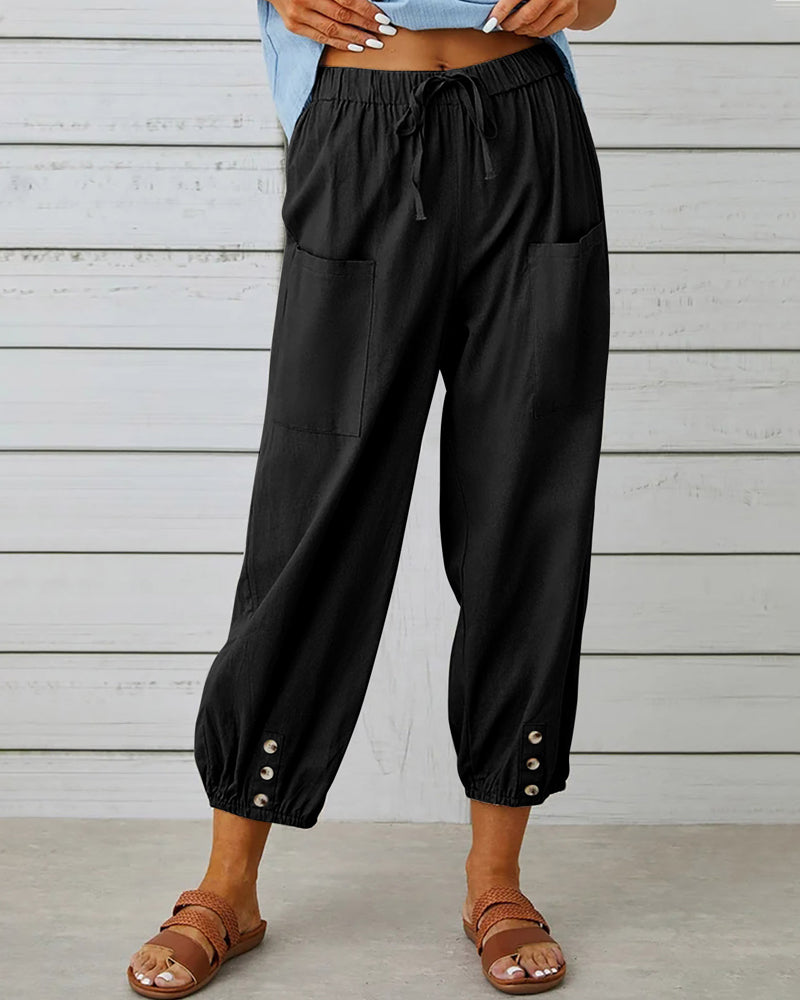 Susanna Luxe Wide Waisted Dress Pants Boutique Collection
