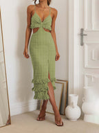 Percy Midi Dress Green