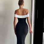 Dublin Off shoulder Dress Black