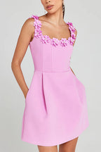 Forever Your Girl Flower Sleeveless Mini Dress - 4 Colors