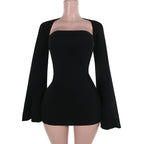 Midnight Muse Mini Dress Black