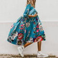 Hebe Aesthetic and Festive Printed Dress Premium Wardrobe Essential