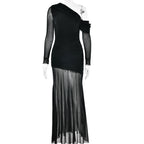 Soprano One Shoulder Dress Black