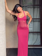 Elizabeth Maxi Dress Rose Red