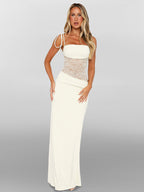 Stella Maxi Dress Apricot