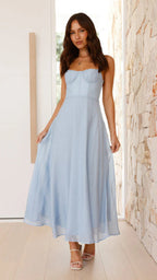 Ducasse Maxi Dress Blue