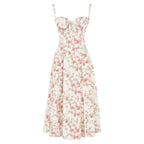 Fiorella Elevated Midi Corset Dress Premium Wardrobe Essential