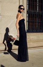 Angela Minimalist Shimmer Dress Statement Occasion Edit