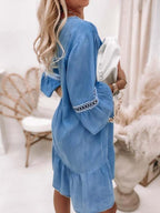 Go Wherever You Go Blue Dress