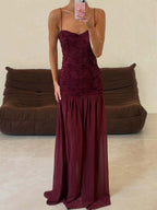 Rosette Cami & Skirt 2-in-1 Maxi Set
