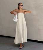 Martina Maxi Dress Beige