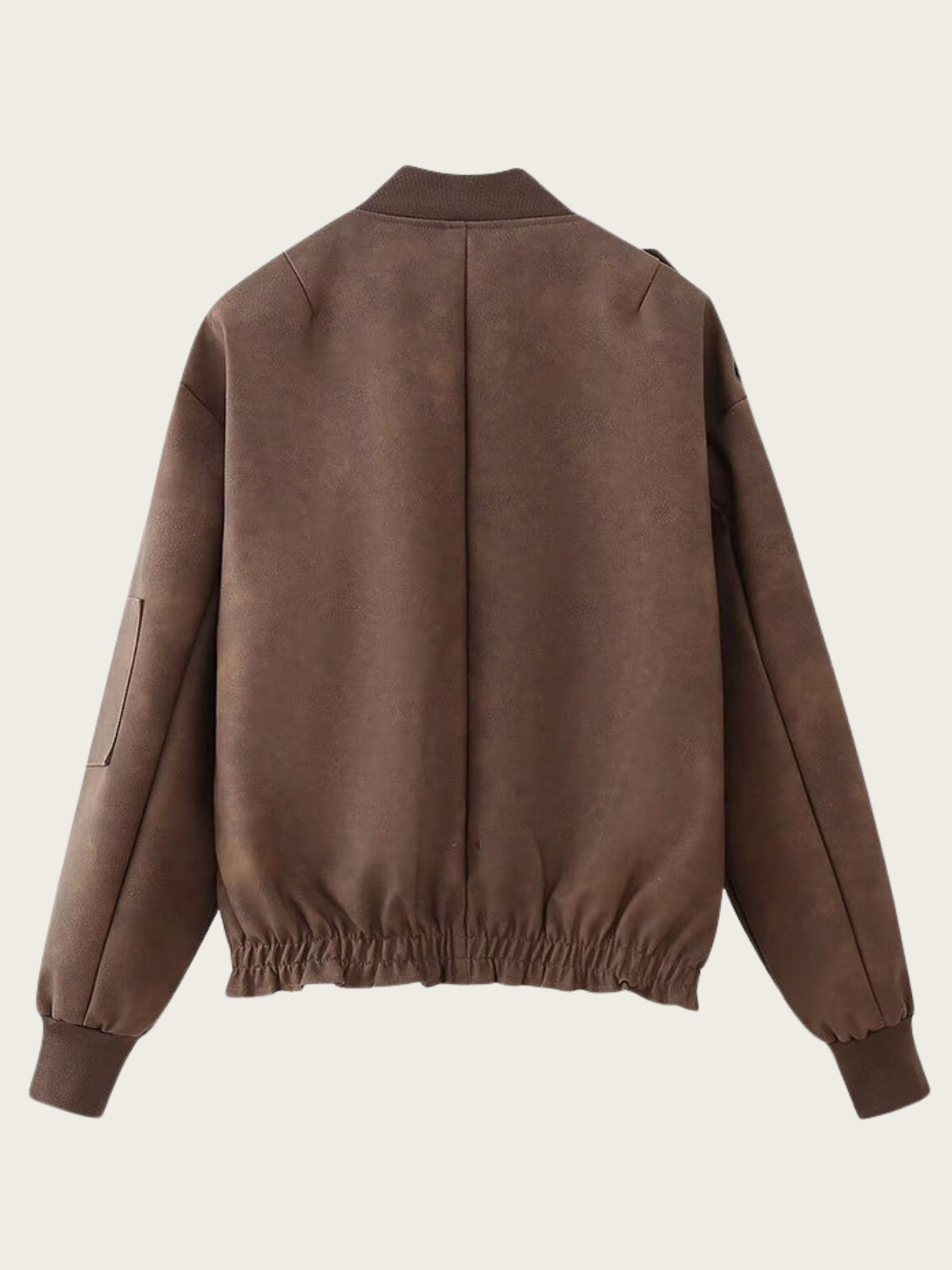Martina Distressed Aviator Jacket
