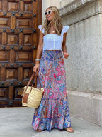 Ruffle Half Skirt