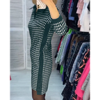 Eos Button Dress for Women Brunch Outfit Idea
