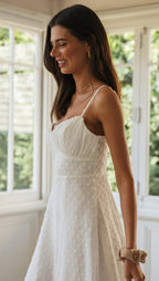 Faidra Mini Dress White