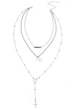 Cross Layer Chain Necklace