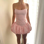 Carnation Mini Dress Pink