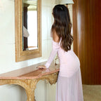 Soprano One Shoulder Dress Pink