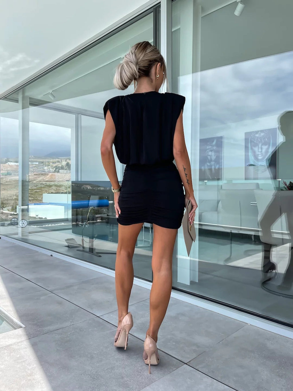 Truden Mini Dress Black