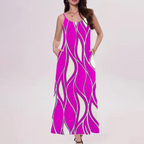 Serena Timeless Wave Print Dress Everyday Luxe Edit