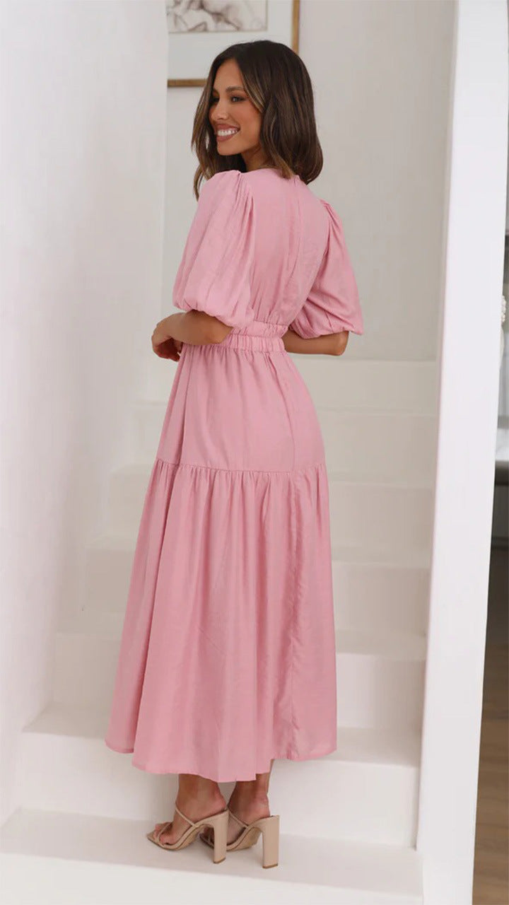 Brunch It Right Midi Dress Pink