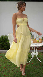 Saz Maxi Dress Yellow