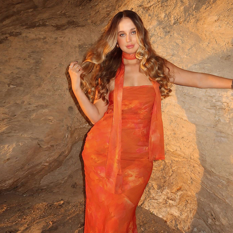 Sunshine Dreams Maxi Dress Orange