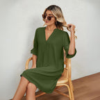 Elena Boutique Dress with a V Neck Evening Wear Edit